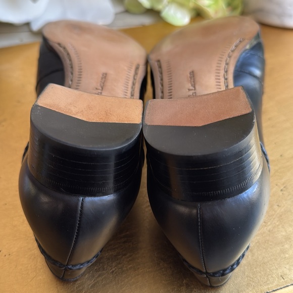 Ralph Lauren Made in Italy Heeled Penny Loafer in Black Leather - Picture 16 of 16